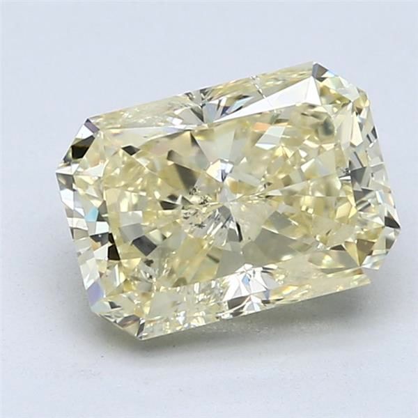 Radiant 3.07ct Fancy Light Yellow  GIA #15808066