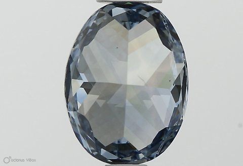 Oval 1.01ct Fancy Vivid Blue SI1 IGI #LG553257496