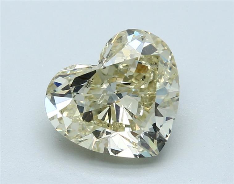 Heart 3.63ct Fancy Light Yellow SI2 GIA #6173751889