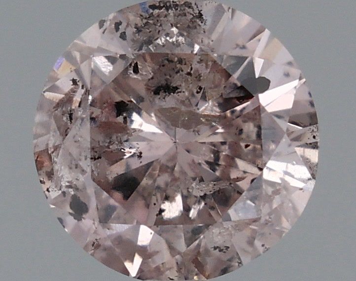 Round 0.62ct Fancy Brownish Pink  GIA #2101383469