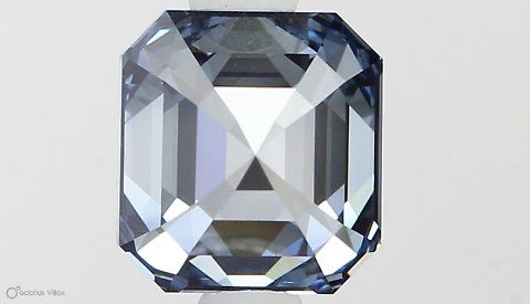 Emerald 1.01ct Fancy Vivid Blue VS2 IGI #LG581331374