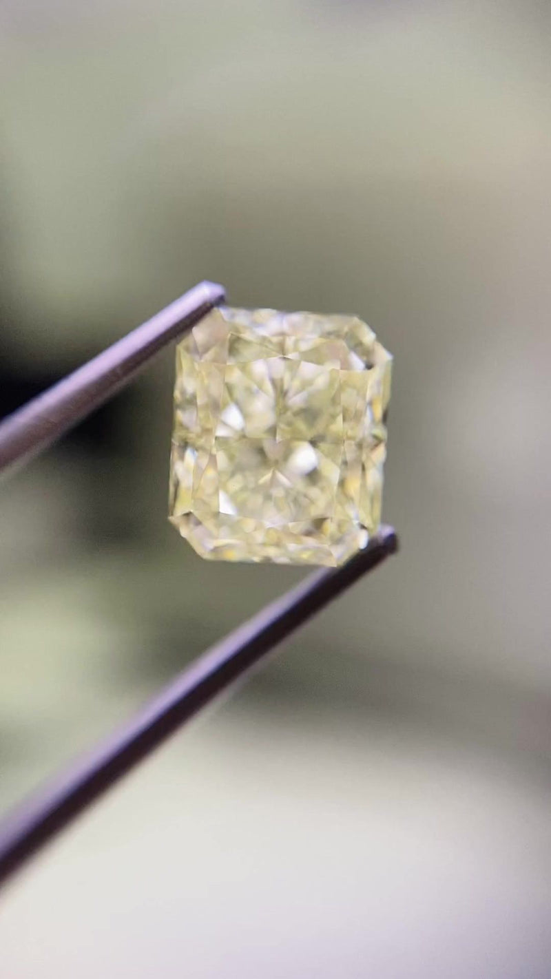 Radiant 1.51ct Fancy Light  Yellow SI1 GIA #7458910861