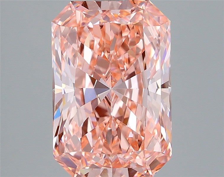 Radiant 3.03ct Fancy Vivid Pink VS1 IGI #LG782634014
