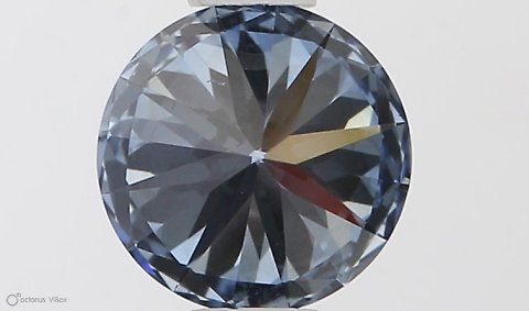 Round 0.6ct Fancy Vivid Blue VS2 IGI #LG581331257