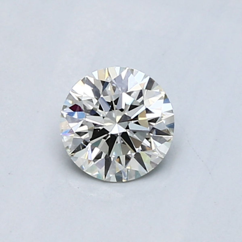 Round 0.52ct Very Light Green Yellow VS2 GIA #6345026349