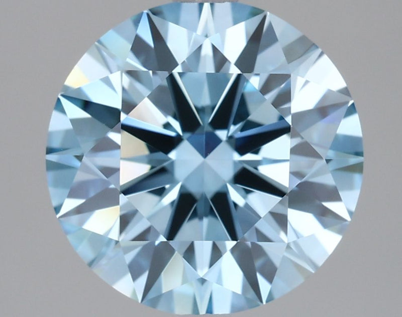 Round 2.96ct Fancy Vivid Blue VVS1 IGI #LG722564577