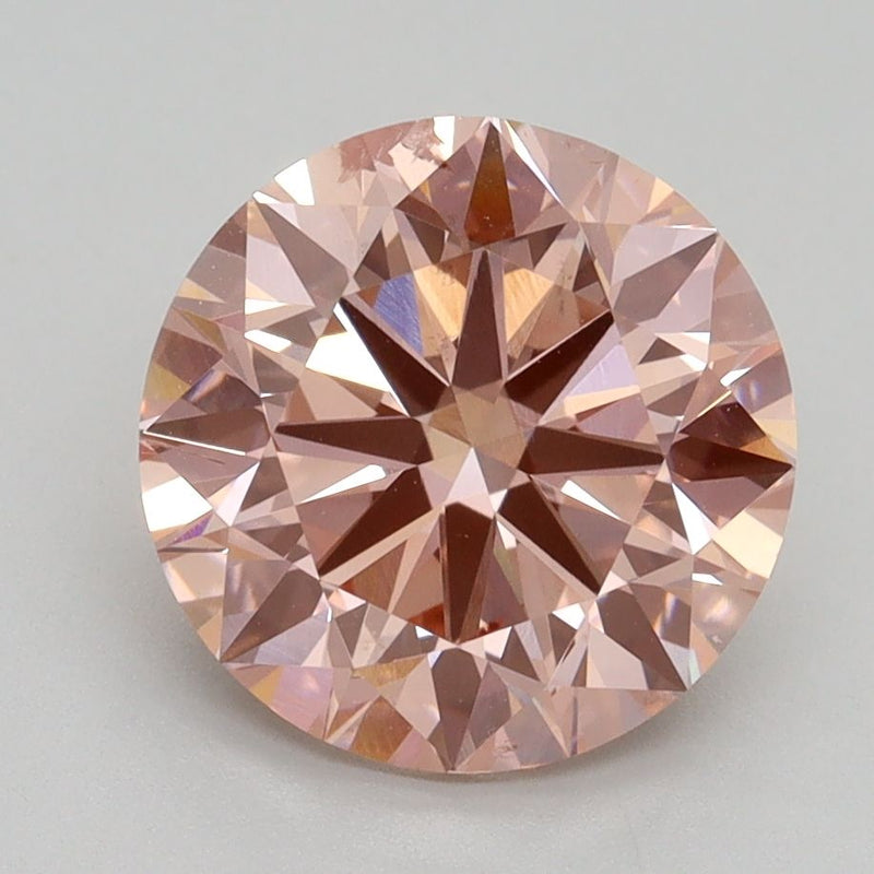 Round 3ct Fancy Intense Pink SI1 IGI #LG536297562