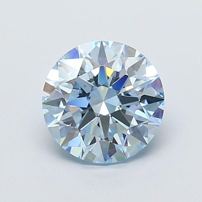 Round 2.83ct Fancy Intense Blue VVS2 IGI #LG784695765