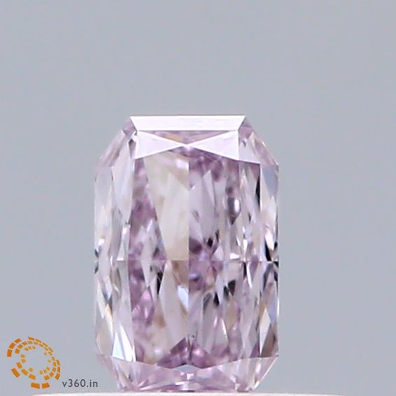 Radiant 0.27ct Fancy Grayish Pink Purple SI1 GIA #2507850374