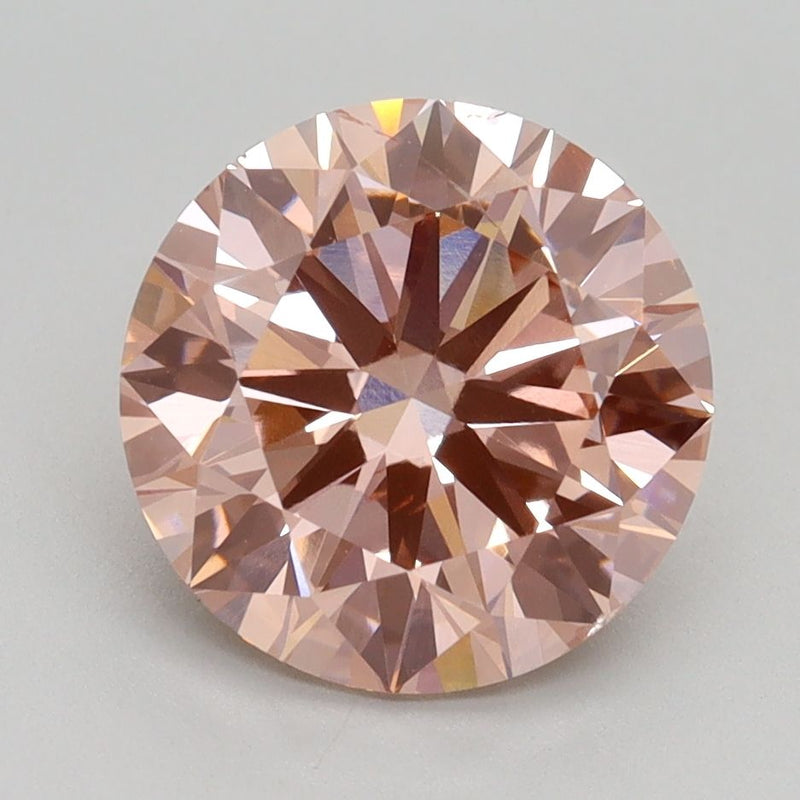 Round 3.01ct Fancy Intense Pink SI1 IGI #LG538279408