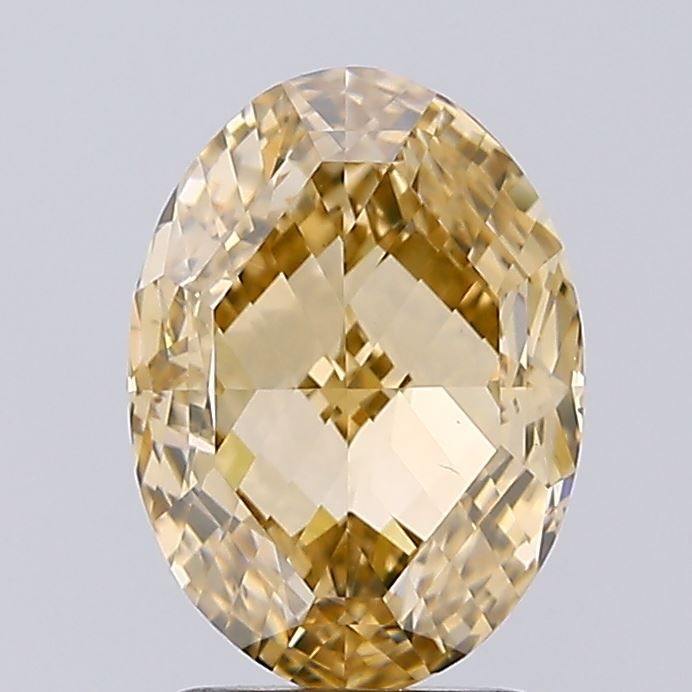 Oval 3.01ct Fancy Brownish Yellowish Orange VS2 GIA #6532894467
