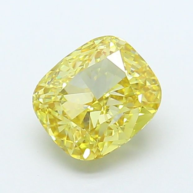 Cushion modified 2.06ct Fancy Intense Yellow VVS2 IGI #LG772625811