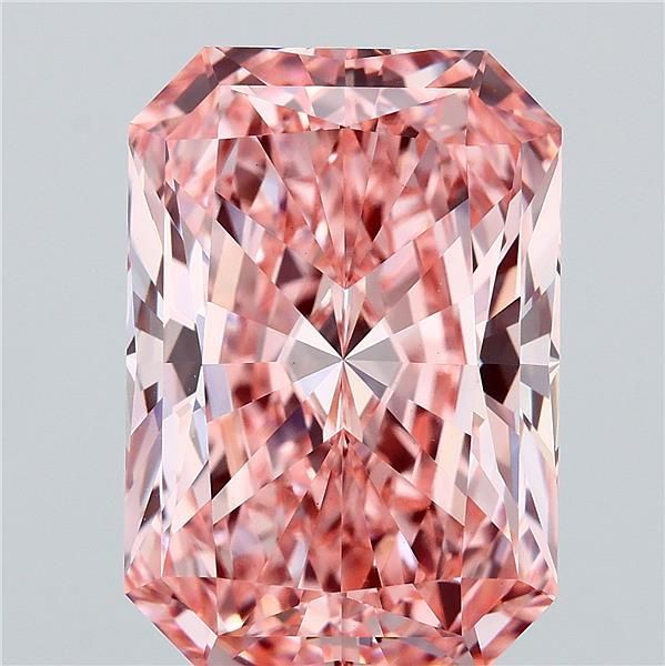Radiant 8.47ct Fancy Vivid Pink VS1 IGI #LG702501691