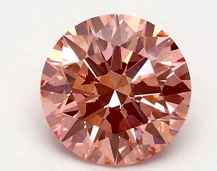 Round 0.92ct Fancy Vivid Pink SI1 IGI #LG508117228