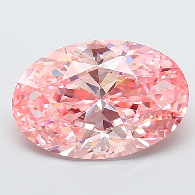 Oval 3.01ct Fancy Vivid Pink VS2 IGI #LG761512878