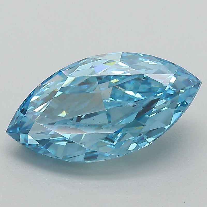 Marquise 2.16ct Fancy Vivid Blue VVS2 IGI #LG636494766