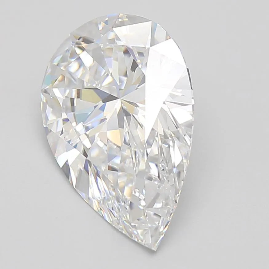 3.02ct Pear Lab Grown Diamond (Colour D, Clarity VVS1, GIA Certified)