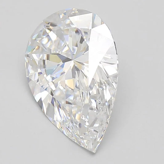 3.02ct Pear Lab Grown Diamond (Colour D, Clarity VVS1, GIA Certified)