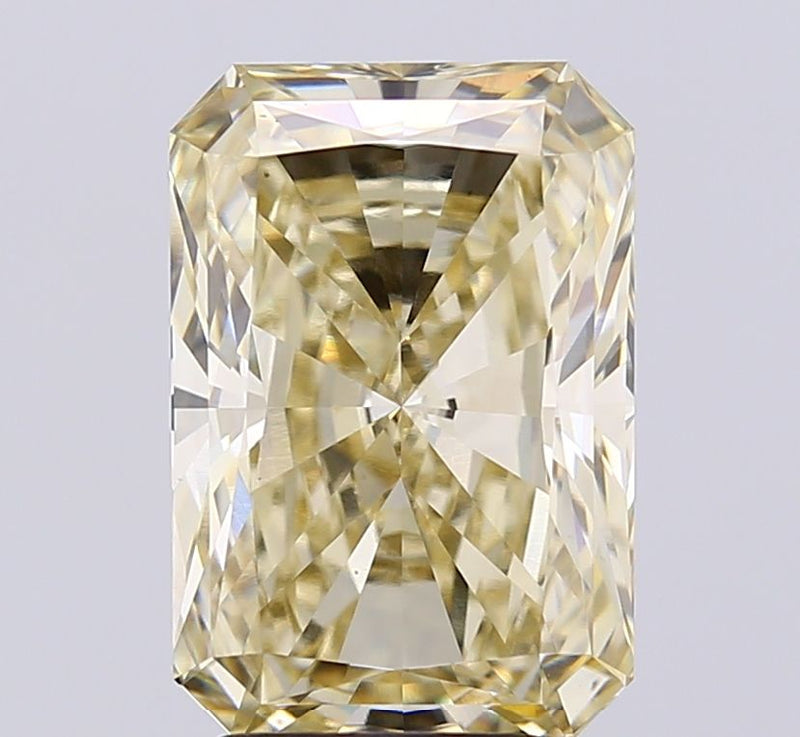 Radiant 5.08ct Fancy Light Yellow VS1 IGI #LG764659352