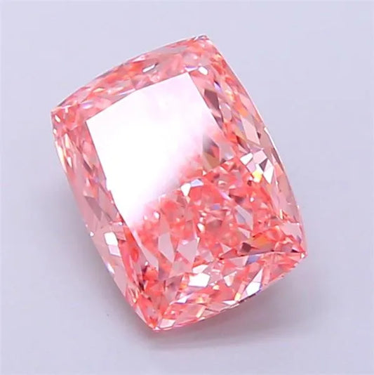 2.05ct Cushion modified Lab Grown Diamond (Colour Fancy Vivid Pink, Clarity VS1, IGI Certified)