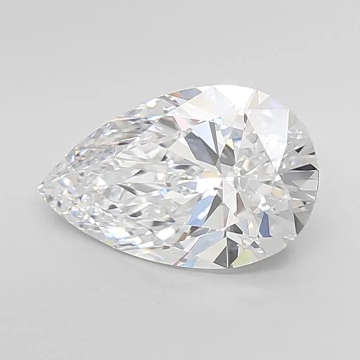 3.09ct Pear Lab Grown Diamond (Colour E, Clarity VVS1, IGI Certified)