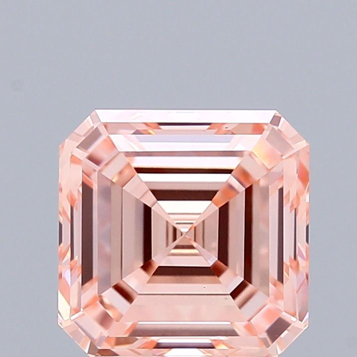 Square emerald 3ct Fancy Intense Pink VS1 IGI #LG687501954