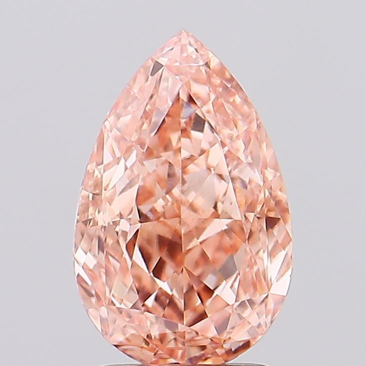 Pear 2.54ct Fancy Intense Brownish Pink VS1 IGI #LG734544149