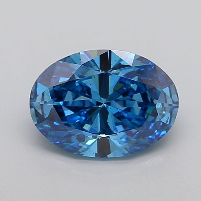 Oval 3.01ct Fancy Vivid Blue SI1 IGI #LG759525038