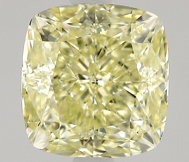 Cushion modified 1.01ct Fancy Light Yellow VS2 GIA #1535858014