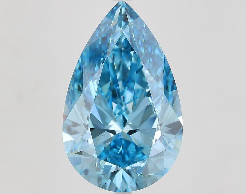 Pear 11.21ct Fancy Vivid Blue VS2 IGI #LG681570778