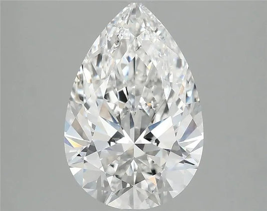 3.10ct Pear Lab Grown Diamond (Colour E, Clarity VVS2, IGI Certified)