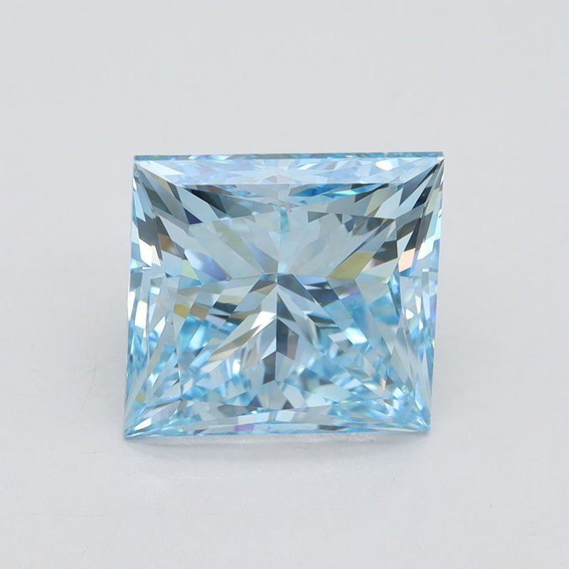 Princess 4.9ct Fancy Vivid Blue VS2 IGI #LG566318767