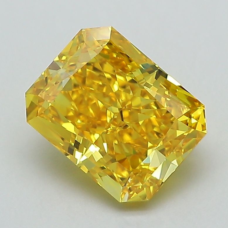 Radiant 2.11ct Fancy Vivid Yellow VS1 IGI #LG593367299