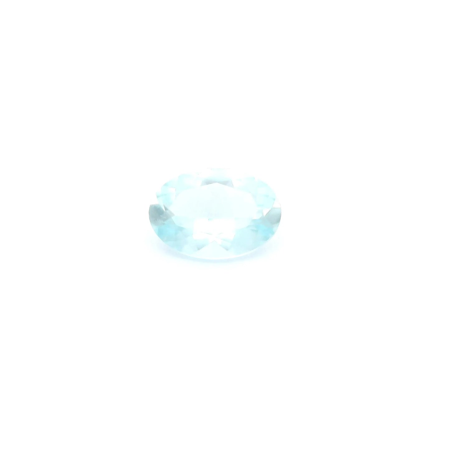 0.62ct Oval Natural Aquamarine (Colour Blue, Clarity Eye Clean, Cut Faceted)
