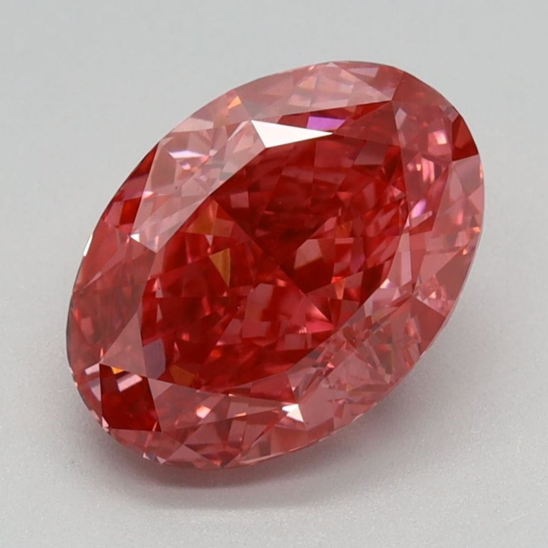 Oval 2.09ct Fancy Vivid Pink VS1 IGI #LG607372109