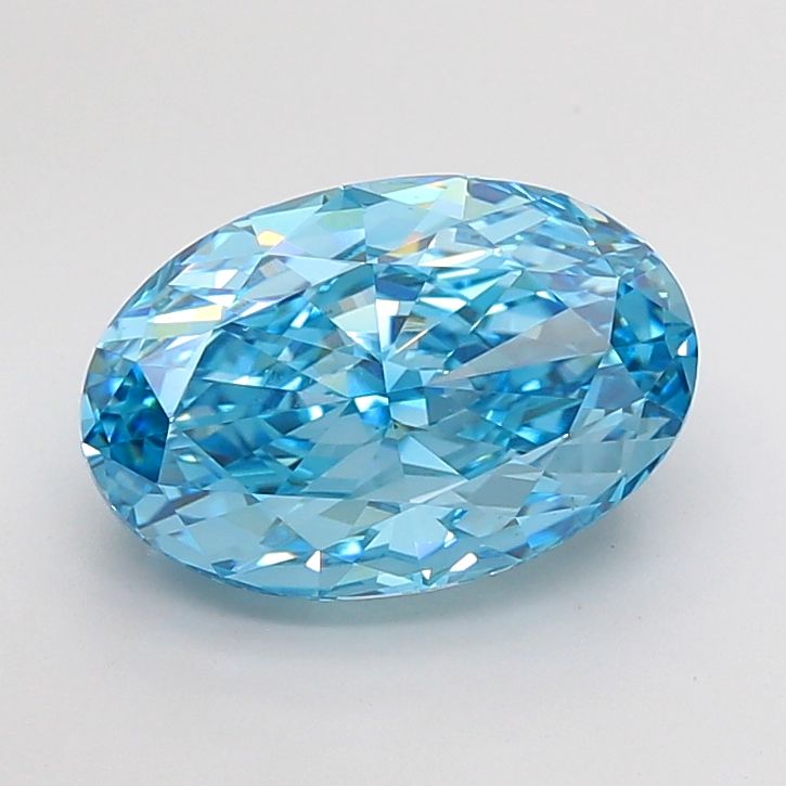 Oval 5.03ct Fancy Vivid Blue VS1 IGI #LG739559044