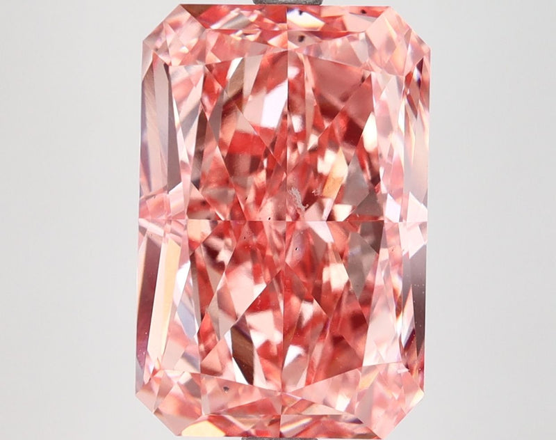 Radiant 7ct Fancy Vivid Pink VS2 IGI #LG632499476