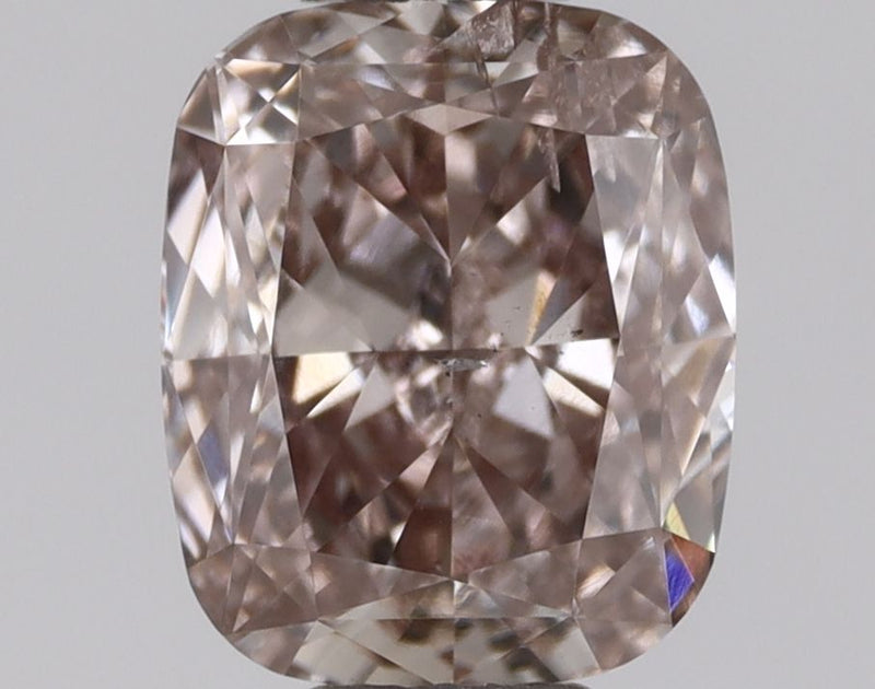 Cushion brilliant 0.61ct Fancy Brown Pink I1 GIA #2494475069