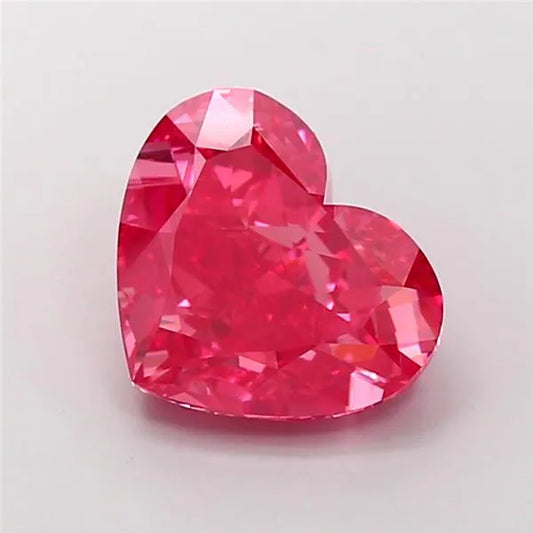 4.03ct Heart Lab Grown Diamond (Colour Fancy Vivid Pink, Clarity VVS2, IGI Certified)