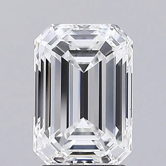 2.52ct Emerald Lab Grown Diamond (Colour F, Clarity VS1, IGI Certified)