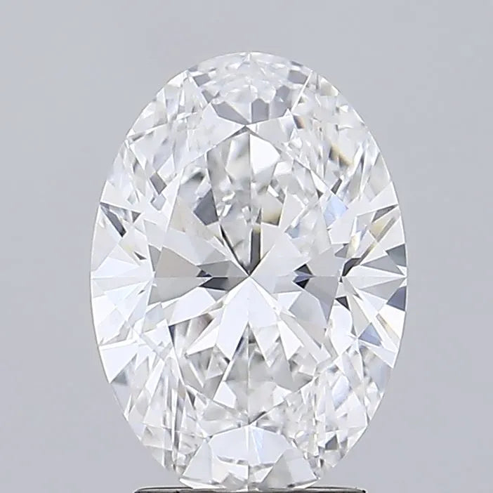 2.93ct Oval Lab Grown Diamond (Colour D, Clarity VVS2, IGI Certified)