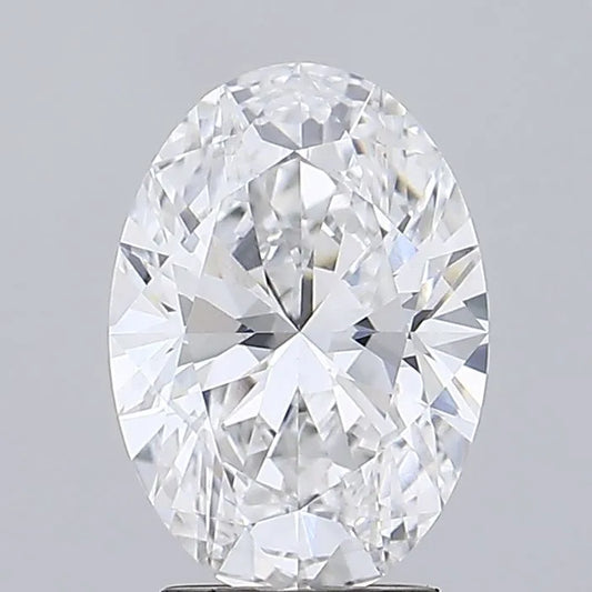 2.93ct Oval Lab Grown Diamond (Colour D, Clarity VVS2, IGI Certified)
