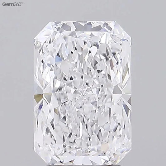 3.22ct Radiant Lab Grown Diamond (Colour D, Clarity VVS2, GIA Certified)