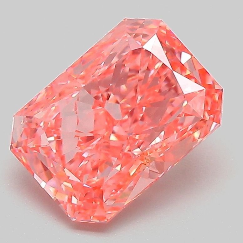 Radiant 2.27ct Fancy Vivid Pink VVS2 IGI #LG764695264