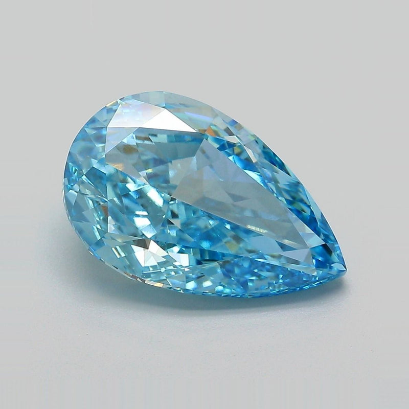 Pear 5ct Fancy Vivid Blue VS1 IGI #LG729537778