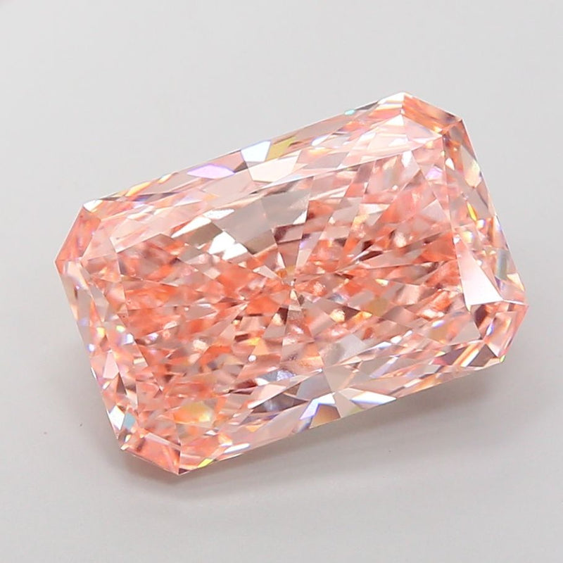 Radiant 15ct Fancy Vivid Pink VS1 IGI #LG723527294