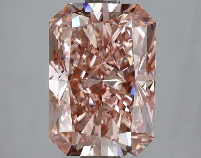 Radiant 3.05ct Fancy Vivid Pink VS2 IGI #LG719564217