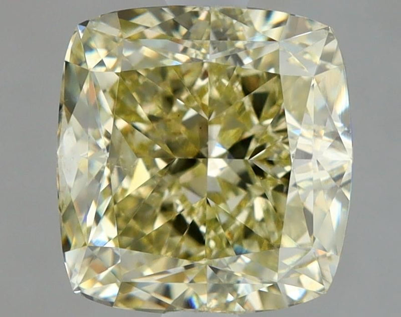 Cushion brilliant 2.23ct Fancy Brownish Greenish Yellow VS2 GIA #1449236297