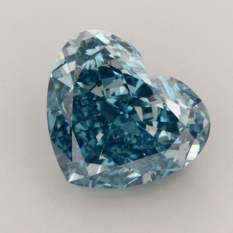Heart 3.25ct Fancy Vivid Blue VVS2 IGI #LG606364072