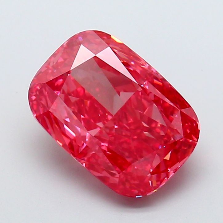 Cushion modified 5.08ct Fancy Vivid Pink VVS2 IGI #LG735548213